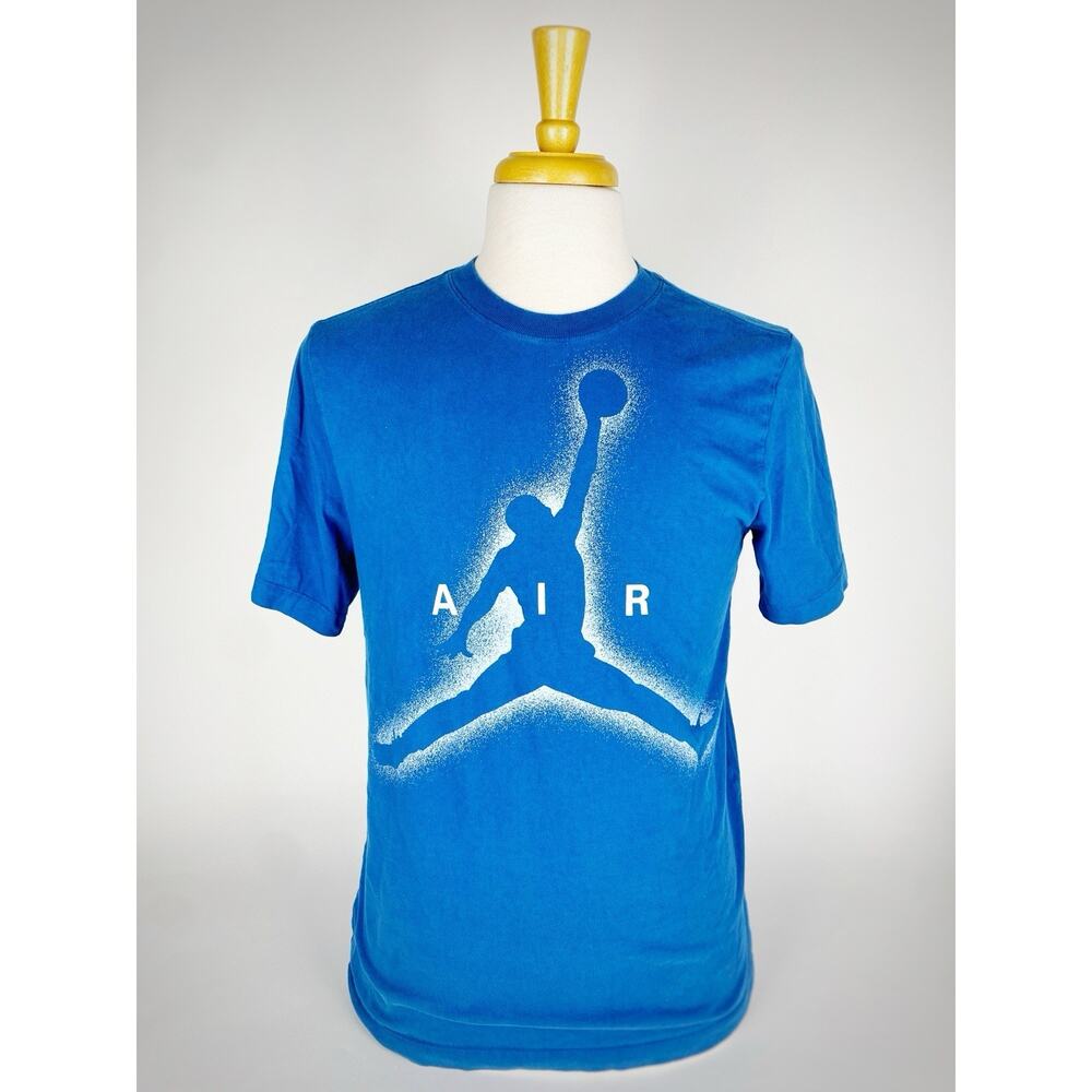 Nike Air Jordan Essentials Jumpman T-Shirt True Blue/Sail Men's Sz M